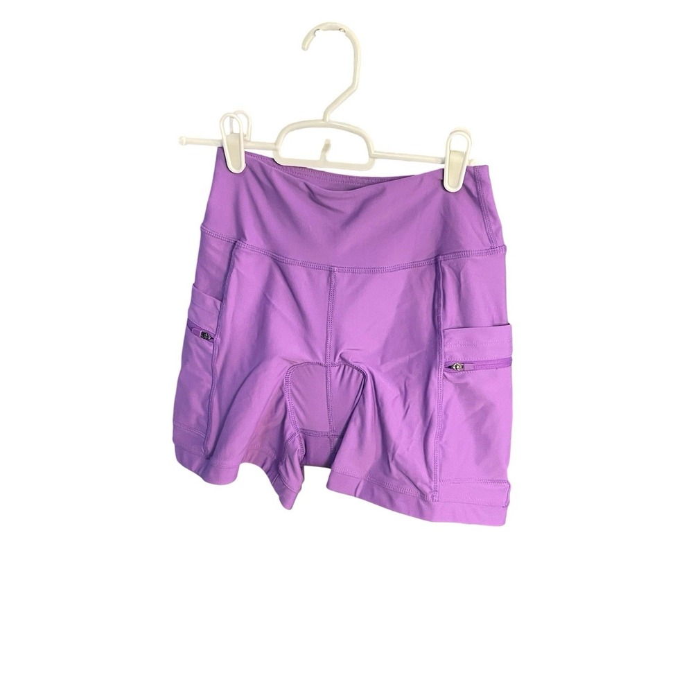 Bikewa Padded Women's Bike Short Size Extra Small Purple Color